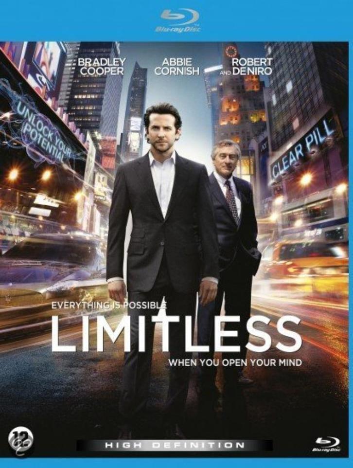 Limitless., Cd's en Dvd's, Blu-ray, Zo goed als nieuw, Actie, Ophalen of Verzenden