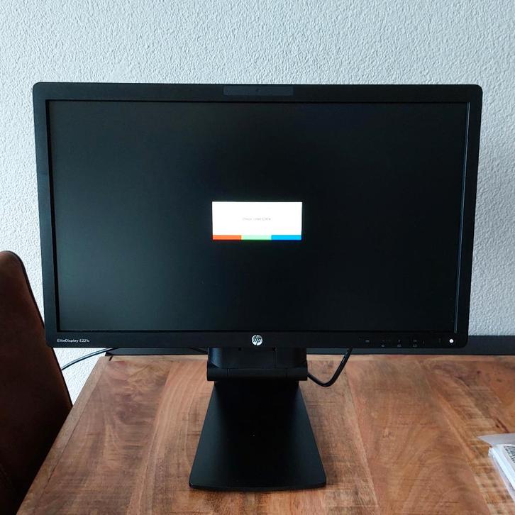 HP Elitedisplay E221c met ingebouwde webcam, Computers en Software, Monitoren, Zo goed als nieuw, 60 Hz of minder, DisplayPort