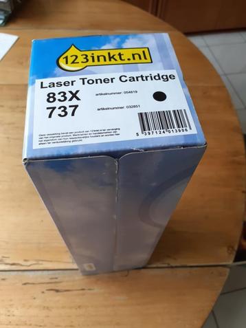 Laser toner cartridge 83X 737 beschikbaar voor biedingen