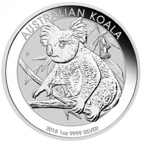 Australië, Koala 2018 - 1 Oz. puur zilver, Postzegels en Munten, Munten | Oceanië, Losse munt, Zilver, Ophalen of Verzenden