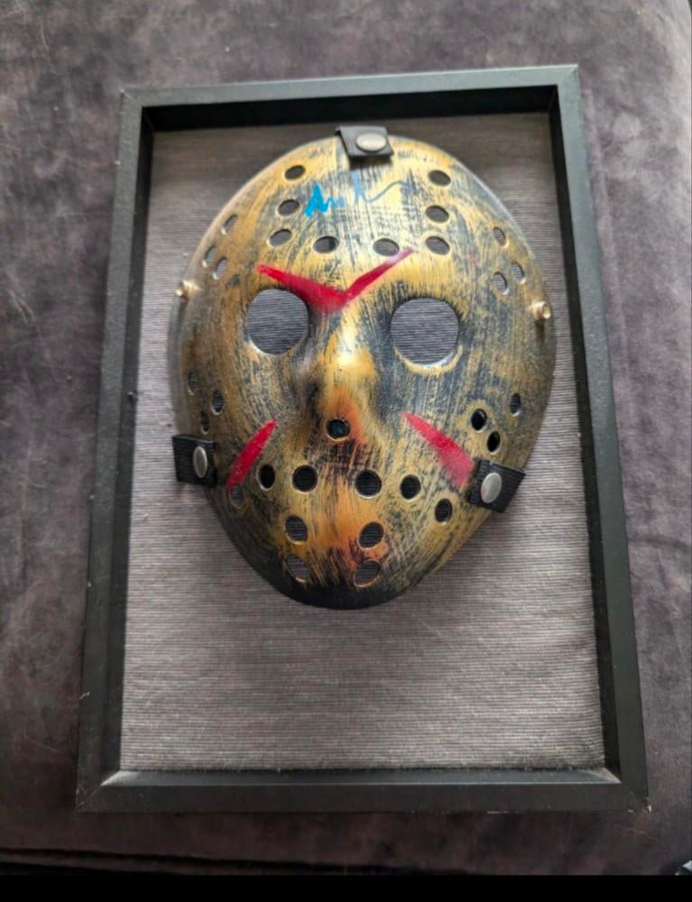 Gesigneerd Jason Voorhees Masker Ari Lehmann, Ophalen of Verzenden