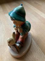 Hummel beeldje jongen met vogel, Ophalen of Verzenden