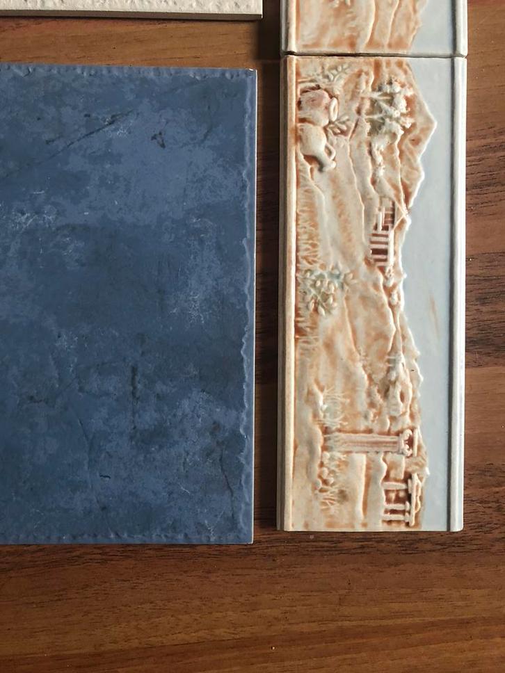 Wand- en vloertegels + sierrand, Villeroy & Boch, Doe-het-zelf en Verbouw, Tegels, Nieuw, Wandtegels, Keramiek, 20 tot 40 cm, Minder dan 5 m²