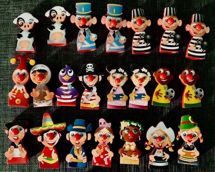 Div 31 - Efteling Vingerpopjes - Emte, Verzamelen, Efteling, Zo goed als nieuw, Beeldje of Poppetje, Ophalen