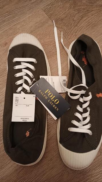 polo ralph lauren sneakers, size eu 42.5,khaki green,casual  beschikbaar voor biedingen