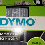 Dymo label 12 x 7mt type D1, Computers en Software, Labelprinters, Nieuw, Ophalen of Verzenden