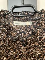 Prachtige zwart/bruine  Bloemen Blouse - Azamour - XL, Ophalen of Verzenden, Zo goed als nieuw