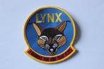 patch  lynx  I handle the one  that flies  marine, Verzamelen, Verzenden, Marine, Nederland, Embleem of Badge