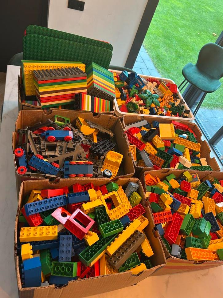 Grote partij Duplo/Lego - 6 dozen!, Kinderen en Baby's, Speelgoed | Duplo en Lego, Gebruikt, Duplo, Losse stenen, Ophalen