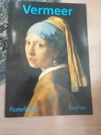 Prachtig boek met 6 posters van Vermeer, Rechthoekig Staand, Deurposter of groter, Ophalen of Verzenden, Zo goed als nieuw