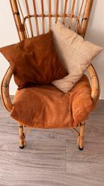Set sierkussens – warme oranje/bruin/beige tinten (6 stuks), Ophalen, Gebruikt, Bruin, Vierkant