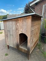 Volledig douglas hout geisoleerd  honden of katten hok, Dieren en Toebehoren, Ophalen, Gebruikt, 110 cm of meer, 100 cm of meer