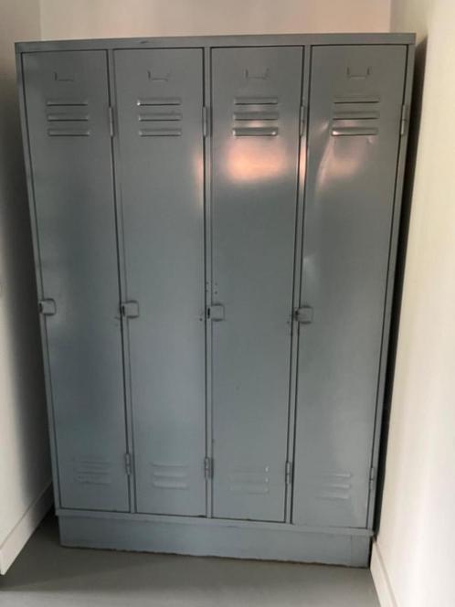 Vintage lockerkast, Huis en Inrichting, Kasten | Lockerkasten, Gebruikt, Ophalen