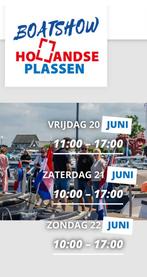 BOATSHOW HOLLANDSE PLASSEN MAASSLOEP 475/540/570/590, Watersport en Boten, Ophalen, Tot 10 pk, Nieuw, 3 tot 6 meter