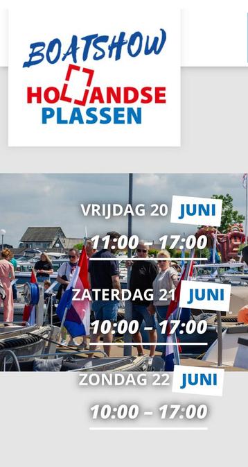 BOATSHOW HOLLANDSE PLASSEN MAASSLOEP 475/540/570/590 beschikbaar voor biedingen