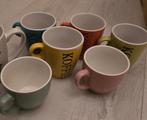 Theepot, kop-en schotels, koffiebekers, Huis en Inrichting, Keuken | Servies, Ophalen, Zo goed als nieuw, Overige stijlen, Kop(pen) en/of Schotel(s)