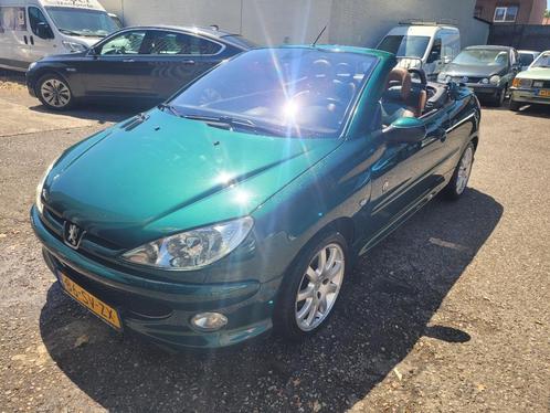 Peugeot 206 1.6 16V CC 2003 Groen, Auto's, Peugeot, Bedrijf, ABS, Airbags, Airconditioning, Android Auto, Bluetooth, Boordcomputer