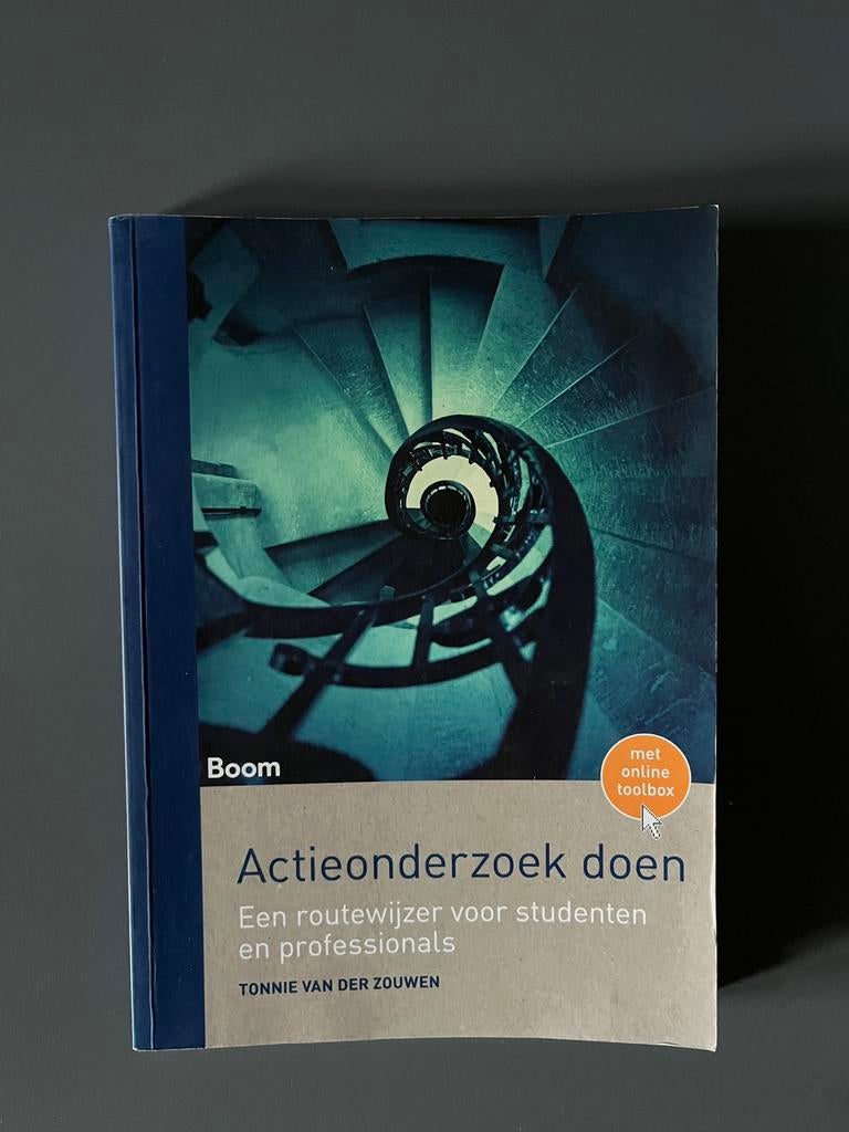 Actieonderzoek doen, Boeken, Studieboeken en Cursussen, Ophalen of Verzenden, Beta, Zo goed als nieuw, HBO