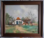 Jan van Vlaardingen (1913-1980 ) - Hollands landschap - 1960, Antiek en Kunst, Kunst | Schilderijen | Klassiek, Ophalen