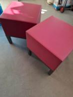 Set van 2 Milaan poefjes - Stijlvol en comfortabel, Marcel@stichtingloods.nl, Gebruikt, Stichting Loods, Vierkant