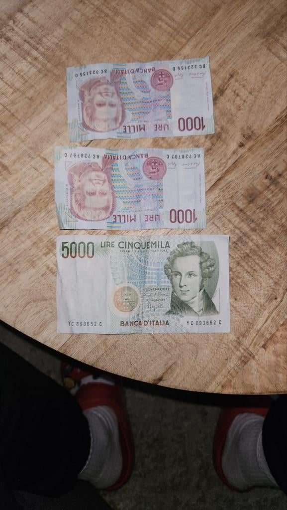 Italiaanse Lire Biljetten - Setje, Postzegels en Munten, Bankbiljetten | Europa | Niet-Eurobiljetten, Ophalen of Verzenden, Italië