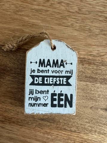 Een bordje voor een lieve moeder! beschikbaar voor biedingen