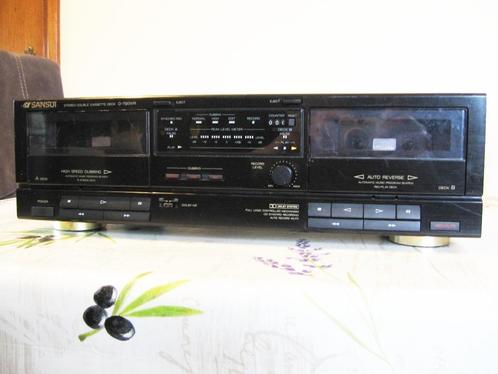 Sansui D-790WR dubbel cassettedeck, loop of sloop, Audio, Tv en Foto, Cassettedecks, Overige merken, Tiptoetsen, Ophalen of Verzenden