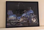 Decoratief wandpaneel Honda Goldwing – gesigneerd “Misha”, Ophalen of Verzenden, Zo goed als nieuw