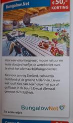 bungalowNet 50 euro korting boeking, Drie personen of meer, Kortingsbon