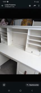 Mooi ikea hemnes bureau met opzetstuk, Huis en Inrichting, Bureaus, Ophalen