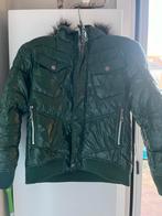 Groene Winterjas met Bontkraag Maat 164 merk: Reset, Gebruikt, Reset, Ophalen of Verzenden, Jongen