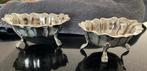 Set van 2 schaaltjes, verzilverd, Ophalen of Verzenden, Zilver