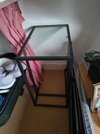 Glazen bijzettafel ikea - Vittsjö, Huis en Inrichting, Tafels | Bijzettafels, Ophalen, Gebruikt, 55 tot 75 cm, Glas