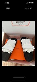 Hermes chypre slipper sandal wit in maat 37 NIEUW IN DOOS, Ophalen of Verzenden, Wit, Zo goed als nieuw