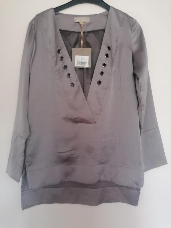Josh V mooi tuniekje/ maat XS/ NIEUW/ OPRUIMING, Kleding | Dames, Blouses en Tunieken, Nieuw, Maat 34 (XS) of kleiner, Grijs, Verzenden