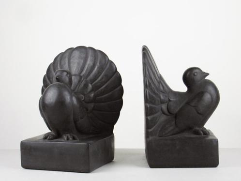 2 duivenbeelden, Antiek en Kunst, Kunst | Beelden en Houtsnijwerken, Ophalen