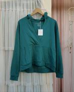 Majestic nieuwe groene soft touch hoodie sweater trui S M, Nieuw, Groen, Maat 38/40 (M), Ophalen of Verzenden