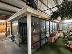 Overkapping 600x400 met glaspui en aluminium kozijnen, Ophalen of Verzenden, Gebruikt