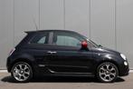 Fiat 500 0.9 TwinAir Plus PANO LEDER ACC LMV NL-AUTO, Euro 5, 86 pk, Gebruikt, Zwart