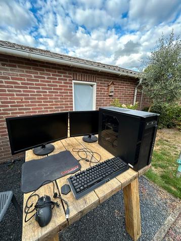 Game PC met 750TI, 16GB RAM en randapparatuur beschikbaar voor biedingen