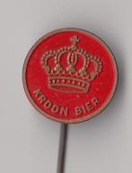 Kroon Bier logo speldje, Verzamelen, Speldjes, Pins en Buttons, Gebruikt, Niet vindbaar, Niet vindbaar, Speldje of Pin