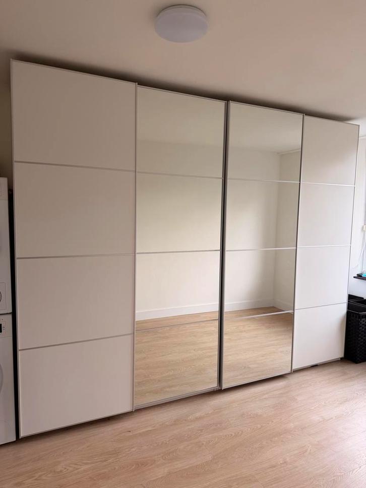 IKEA PAX kast 3m - Wit/Spiegel - Uitstekende staat!, Huis en Inrichting, Kasten | Kledingkasten, Zo goed als nieuw, 200 cm of meer