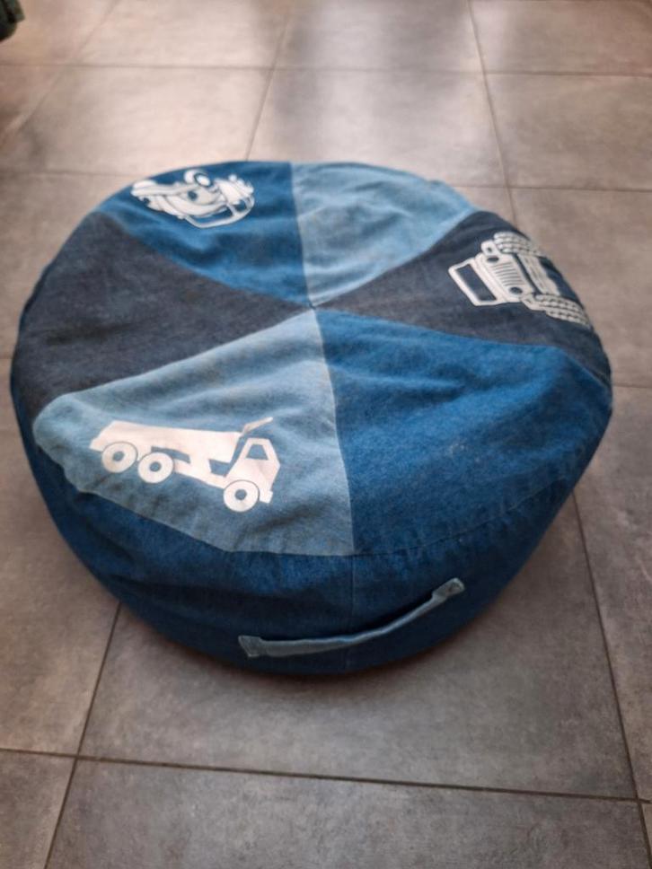 Zitzak/poef handmade, Huis en Inrichting, Zitzakken, Zo goed als nieuw, Zitzak, Ophalen of Verzenden