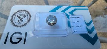 3.00 ct Natuurlijke Diamant (Sealed) - Rond - SI1 beschikbaar voor biedingen