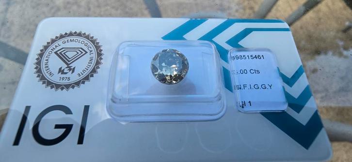 3.00 ct Natuurlijke Diamant (Sealed) - Rond - SI1, Computers en Software, Videokaarten, Nieuw, Nvidia, GDDR6, Verzenden