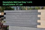 Geostylistix grijs / antraciet gevelsteen stapelblok s-parti, Nieuw, Minder dan 100 cm, Minder dan 25 cm, Beton