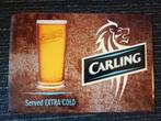 Carling bier reclamebord, Ophalen of Verzenden, Nieuw, Reclamebord, Plaat of Schild, Overige merken