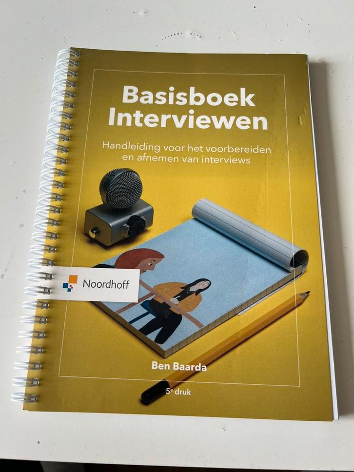 M. van der Hulst - Basisboek Interviewen, Boeken, Wetenschap, Zo goed als nieuw, Ophalen of Verzenden