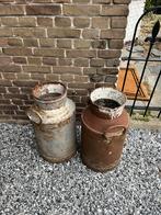 Twee melkbussen, Tuin en Terras, Tuinwanddecoratie, Ophalen, Gebruikt