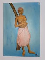 Origineel oud werk  Peter Klashorst, Antiek en Kunst, Kunst | Schilderijen | Klassiek, Ophalen